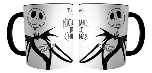 Taza Jack Skellington - El Extraño Mundo De Jack Blanco Jack Skellington