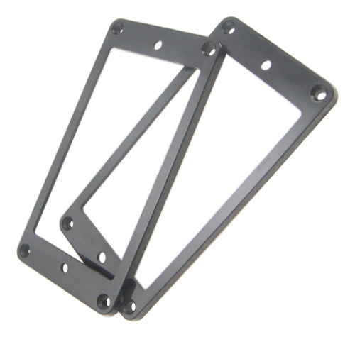 2pcs Plástico Plano Humbucker Marco De Montaje De Recogida
