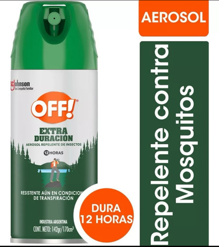 Cosmetogia Repelente Off Verde Larga Duracion X 3 Unidades