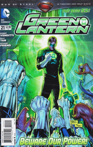 Comic Green Lantern # 21  Beware Our Power Ingles 2013