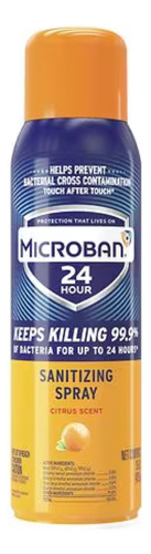Desinfectante En Spray Microban Citrus Scent 24h Original