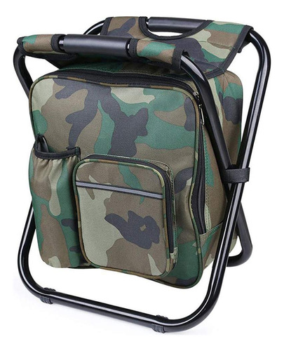 Silla Mochila De Pesca, Taburete Portatil Para Acampar, Sill