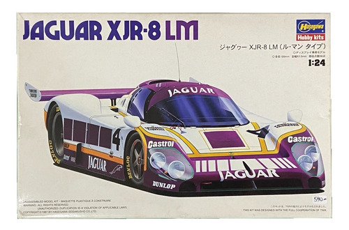 Jaguar Xjr 8 Lm Hasegawa 1/24 Kit Montar Plastimodelismo