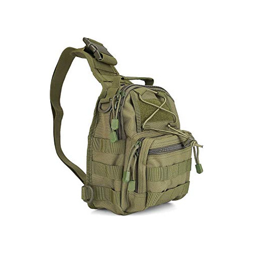 Procase Tactical Sling Bag Con Pistol Holster, Military Outd