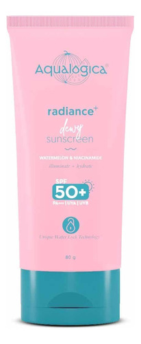 Aqualogica Radiance+ Protector Solar Rocio Con Sandia Y Niac