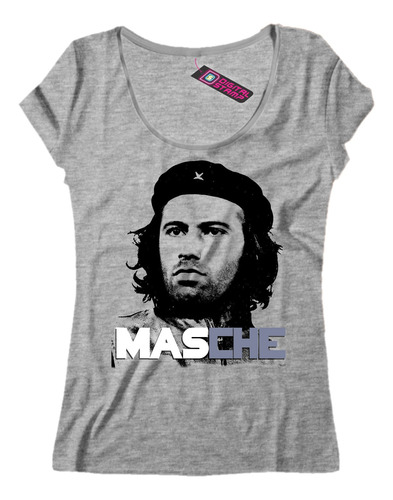 Remera Mujer Javier Mascherano Che Guevara Ca101 Dtg Premium