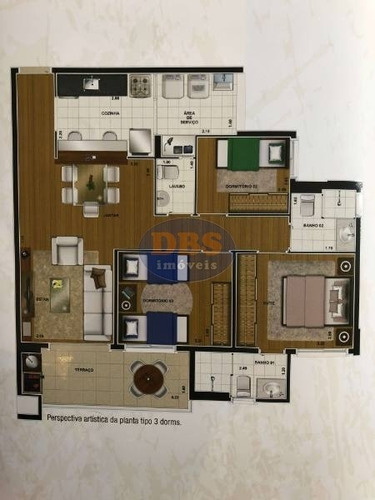 Imagem 18 de 27 de Apartamento Em Condomínio Padrão No Bairro Vila Regente Feijó, 3 Dorm, 1 Suíte, 2 Vagas, 74 M - 1434