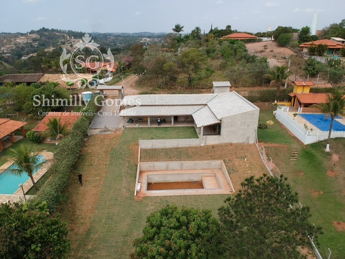 Imagem 2 de 14 de 1.600m², Chácara Em Condomínio Em Construção, 03 Suítes !!