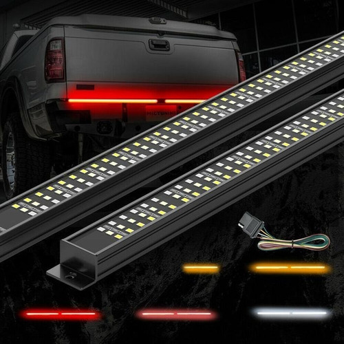 Mictuning Barra Luz Triple Led Puerta Trasera Aluminio 60in