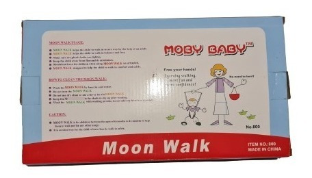 Imagen 5 de 5 de Arnes Bebe Para Aprender A Caminar Moon Walk Moby Baby