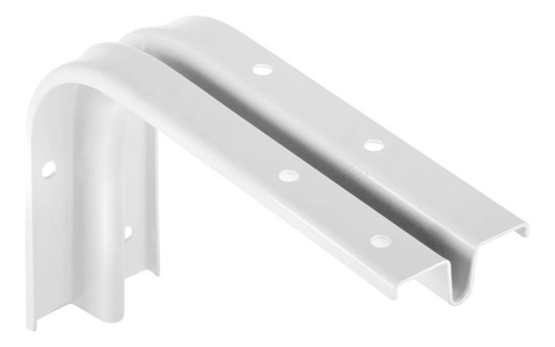 Set 2 Soporte Escuadra Repisa Fijo Blanco Reforzado 25x30cm