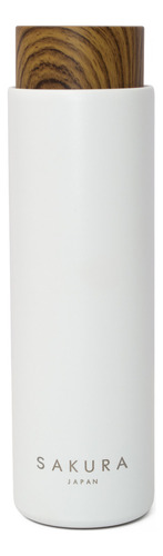 Botella Térmica Sakura Tendenza Acero Filtro Infusor 400 Ml Color Blanco