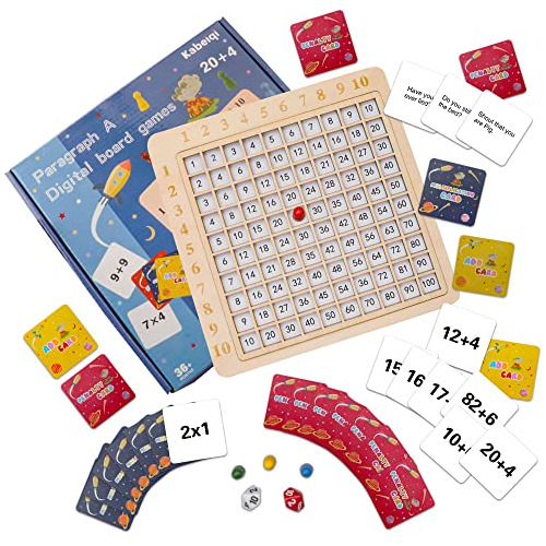 Juego De Multiplicación De Madera Montessori 2 1, Tabl...