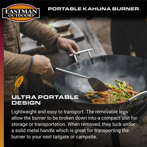 Quemador Portable Kahuna Eastman Outdoors Xl Con Frenos