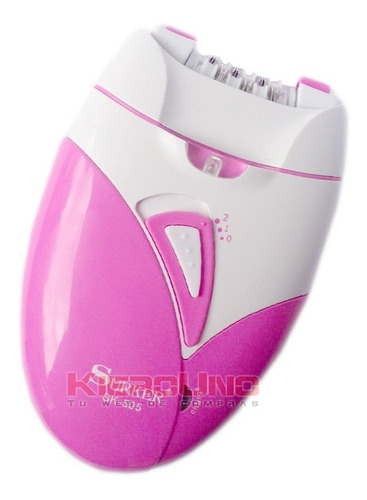 Depiladora Corporal Femenina Recargable Piernas Axila Bikini Color Rosa