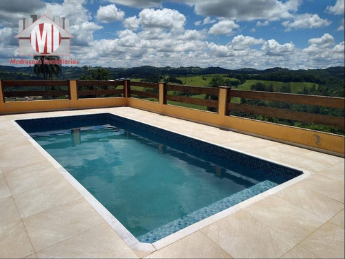 Imagem 26 de 30 de Linda Chácara Com Escritura, Casa Nova, 03 Dormitórios, Piscina, Acesso Asfaltado, À Venda, 1000 M² Por R$ 670.000 - Zona Rural - Pinhalzinho/sp - Ch0902