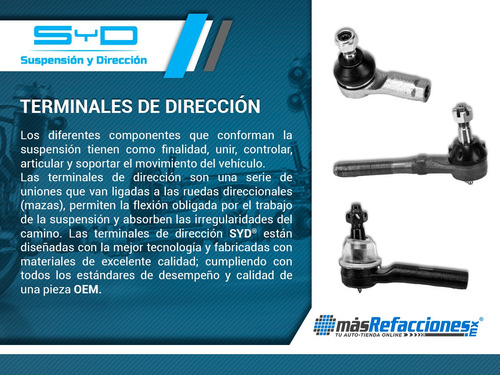 Par Terminales Interiores Audi Q3 13-18 Syd Azul Línea