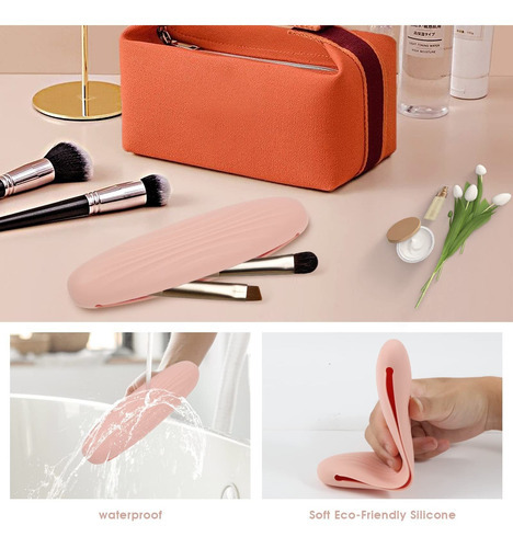 Pipuha - Soporte Para Brochas De Maquillaje, Bolsa De Viaje