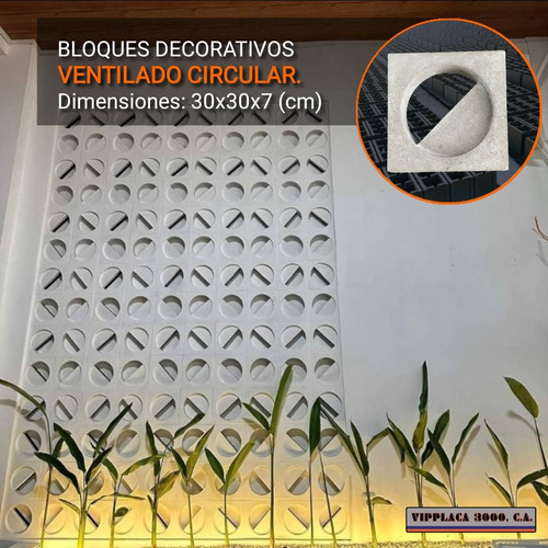 Bloques De Ventilación Decorativos(ventilado Circular)