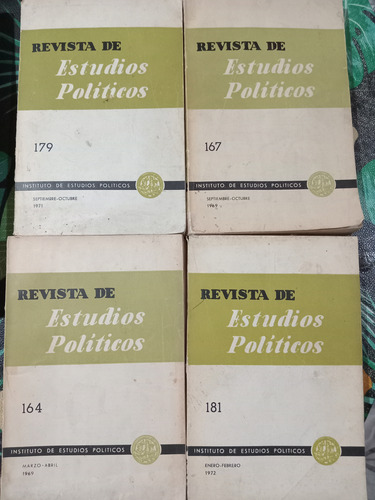 Revista De Estudios Políticos X 9 Fraga Iribarne Schimitt (Usado)