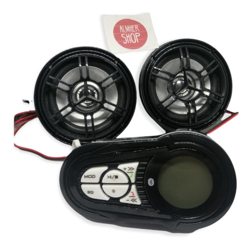 Bocinas Con Aplificador De Audio Bluetooth Para Motocicleta