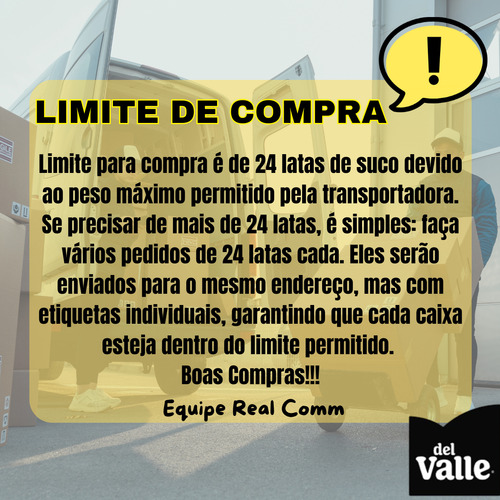 Néctar De Pêssego Suco Del Valle Lata 290ml Pack 12 Und