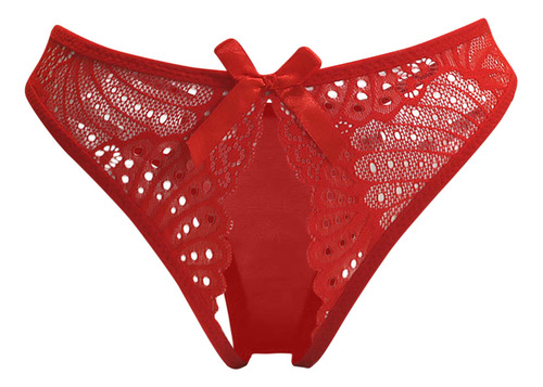 Calzoncillos Cómodos De Encaje Floral Con Forma De Engranaje