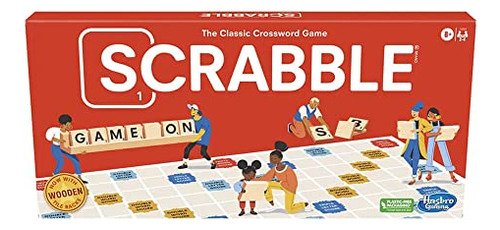 Juego De Mesa De Scrabble Hasbro Gaming Kids, Baldosas De Ma