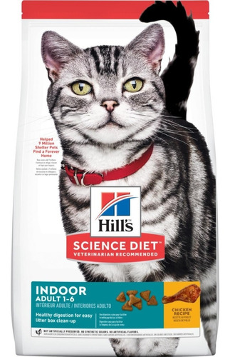 Hills Adult Indoor Cat Alimento Gatos Adultos Interior 7kg