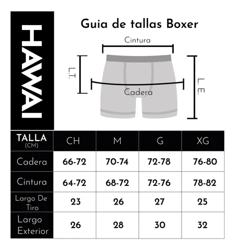 Talles de boxer de hombre hotsell
