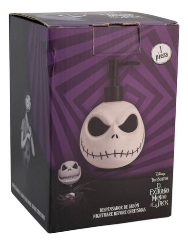 Dispensador De Jabón Líquido 3d Jack Skellington