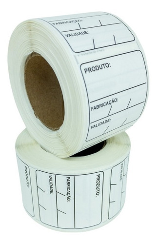 Imagem 2 de 2 de Etiqueta Anvisa 40x40 Bopp Plastico 1.000un A Prova De Agua