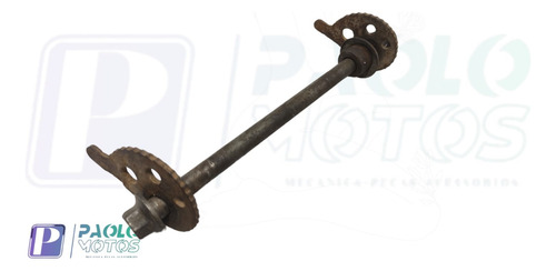 Eixo Da Roda Traseira Dt180 Dt180n Com Buchas E Regulagem