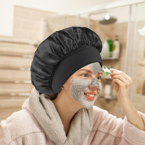 Gorro Para Dormir De Seda Gorros Para Cabello Rizado Gorro D