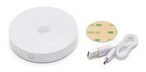 Foco Luz Recargable Led Sensor Movimiento Imantado Portatil