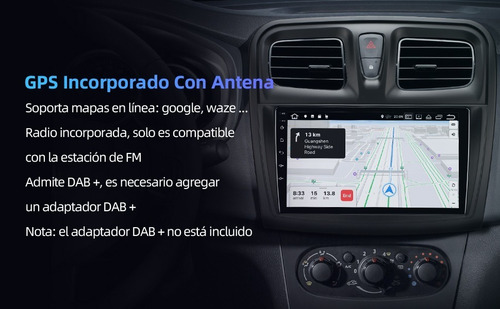Isudar Autoestéreo 1+32g Para Renault Logan 2 2012-2019