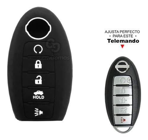 Forro Protector Silicona Llave Smart 5b  Nissan Pathfinder