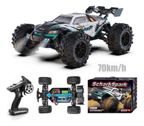 Auto Rc 4x4 Gran Potencia Luces Led 70km/h Importado Eeuu