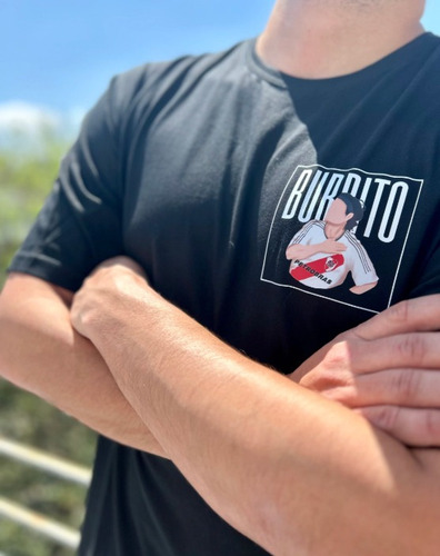 Remera Burrito Ortega River Plate Estampada Regalo