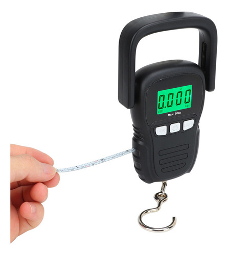 // Báscula Digital Para Colgar Grúa Pequeña, Alcance 50 Kg,