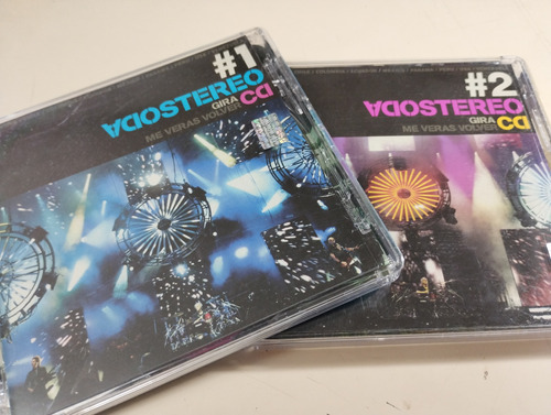 Soda Stereo - Gira Me Veras Volver #1 Y #2 - 2 Cds Ind. Ar