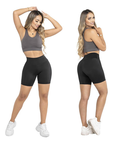 Combo X2: Biker Short Deportivo Mujer Corto, Licra Deportiva