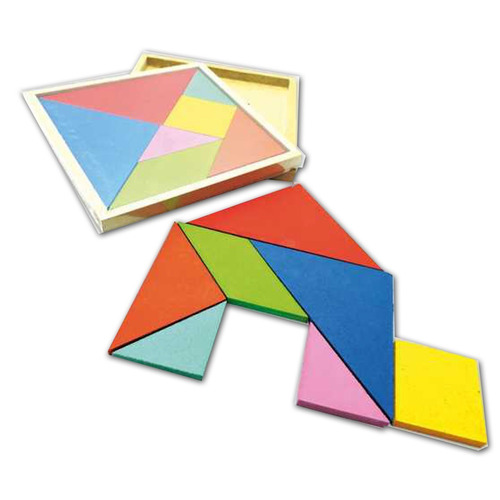 Quebra Cabeça Tangram Jogo Educativo Montessori 7 Peças