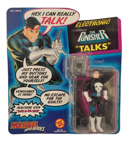 Punisher Talks Marvel Super Heroes Toy Biz Vintage