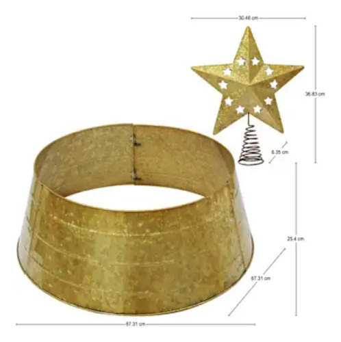 Pie Base Para Arbol Pino Navideño Varios Colores
