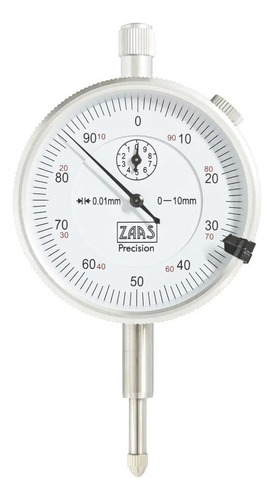 Relógio Comparador Zaas 03,0001 Para Torno 0,01-10mm