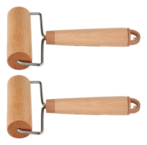 Rodillo Para Masa, 2 Rodillos Pequeños, Rotación De 360 Grad