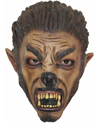 Máscara Para Niño Lobo En Látex Halloween 