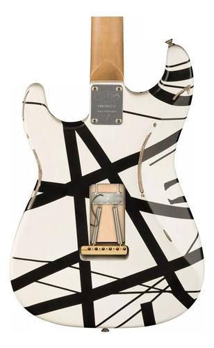 Guitarra Evh Eddie Van Halen Frankenstein Striped Series Black White