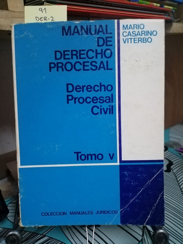Manual De Derecho Procesal // Casarino Viterbo, Mario